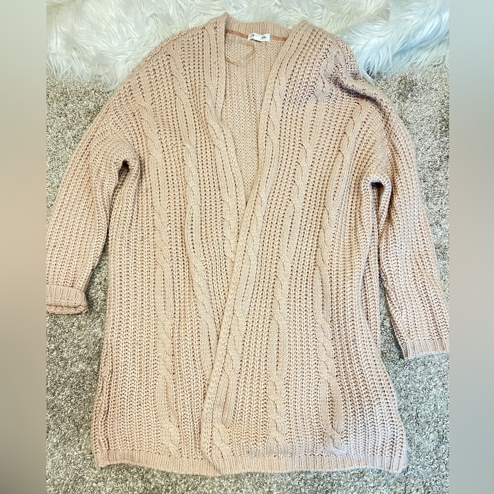 Large Knit Cardigan